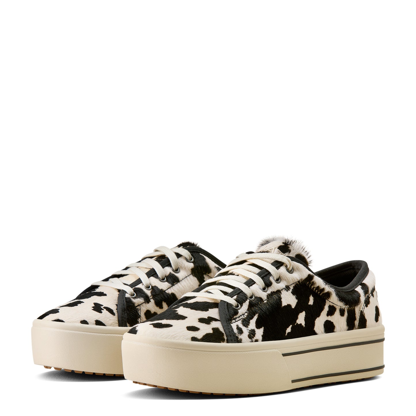 Ariat Ladies Skylar Black & White Hair On Print Shoe 10080404