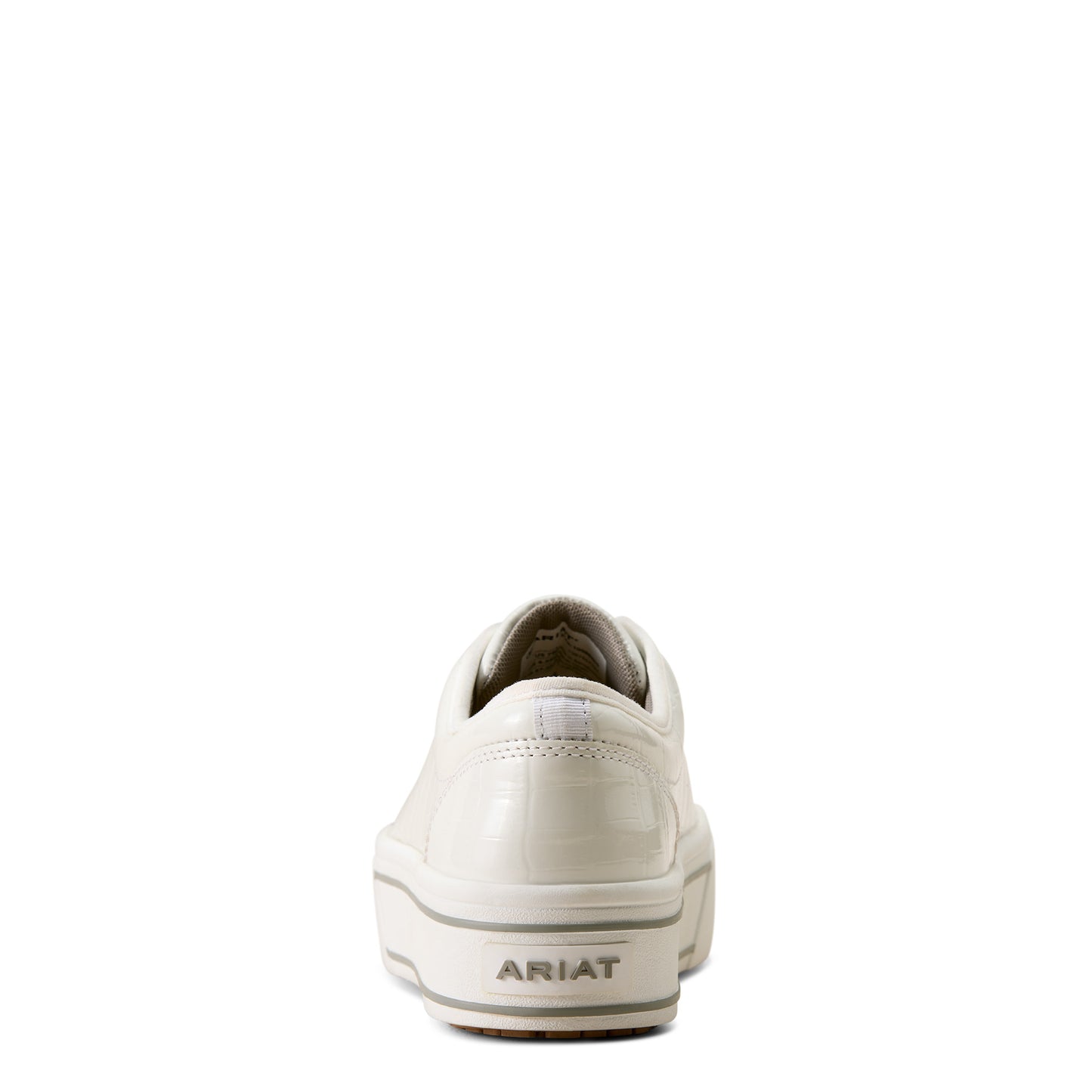 Ariat Ladies Skylar Patent White Croc Print Shoe 10080405