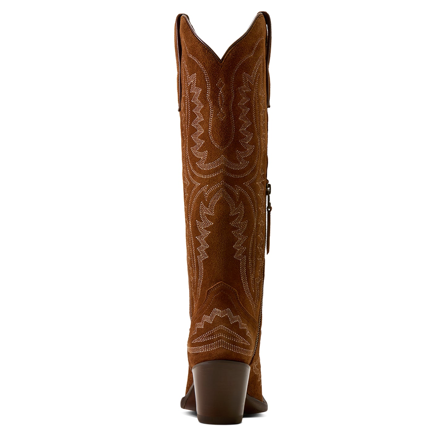 Ariat Ladies Casanova Oiled Tan Suede Leather X Toe Western Boot 10080418