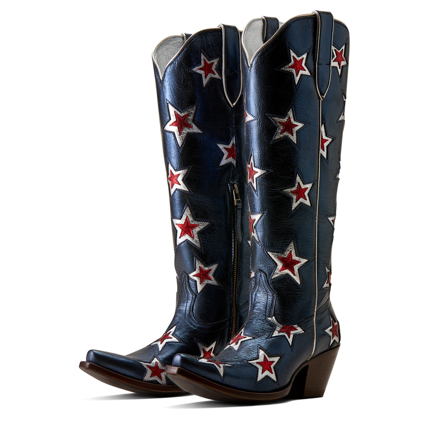 Ariat Ladies Casanova Star Starlight Blue X Toe Western Boot 10080446
