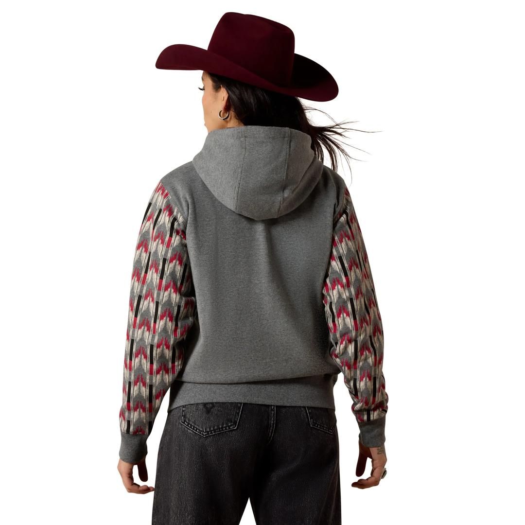 Ariat Ladies Logo 2.0 Mesa Ikat Printed Hoodie 10080595 back