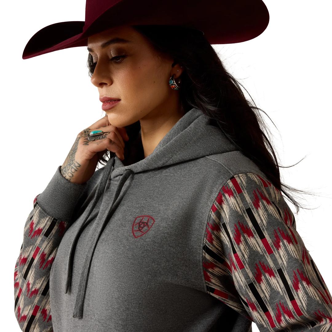 Ariat Ladies Logo 2.0 Mesa Ikat Printed Hoodie 10080595 detail01