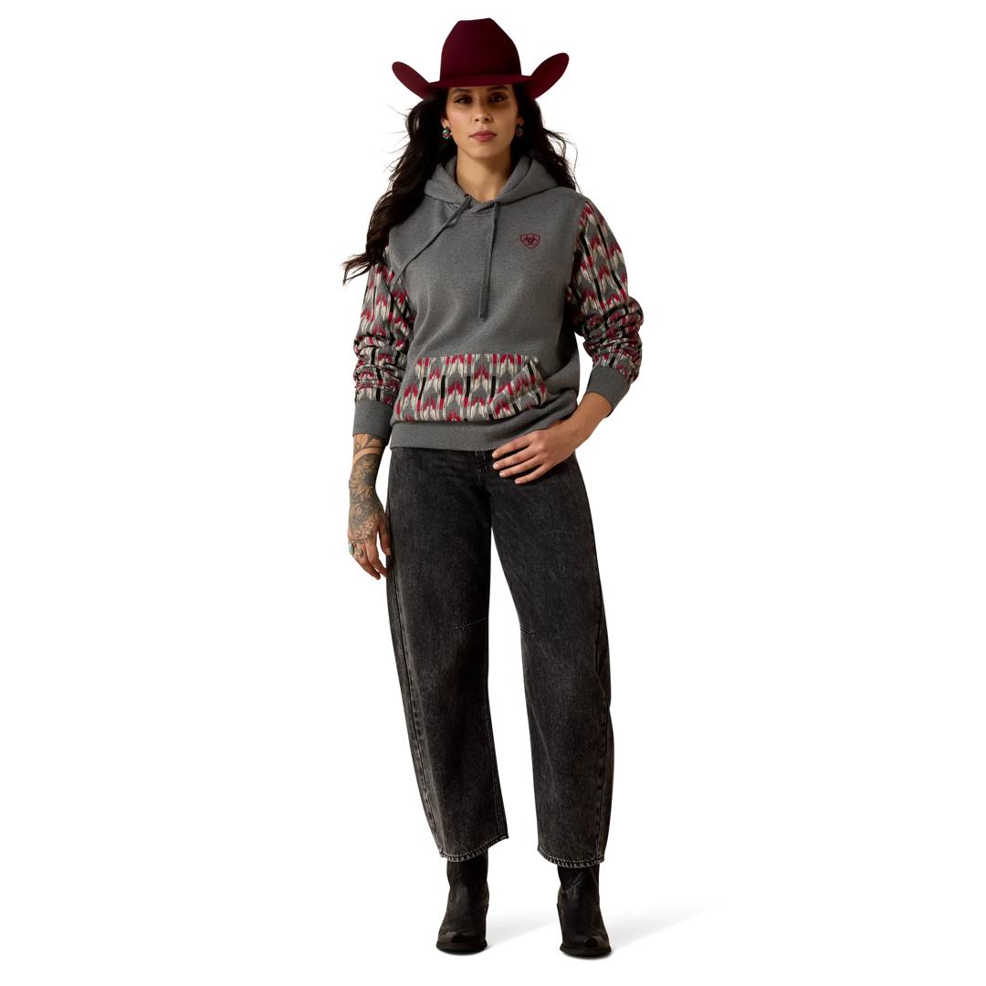Ariat Ladies Logo 2.0 Mesa Ikat Printed Hoodie 10080595 full