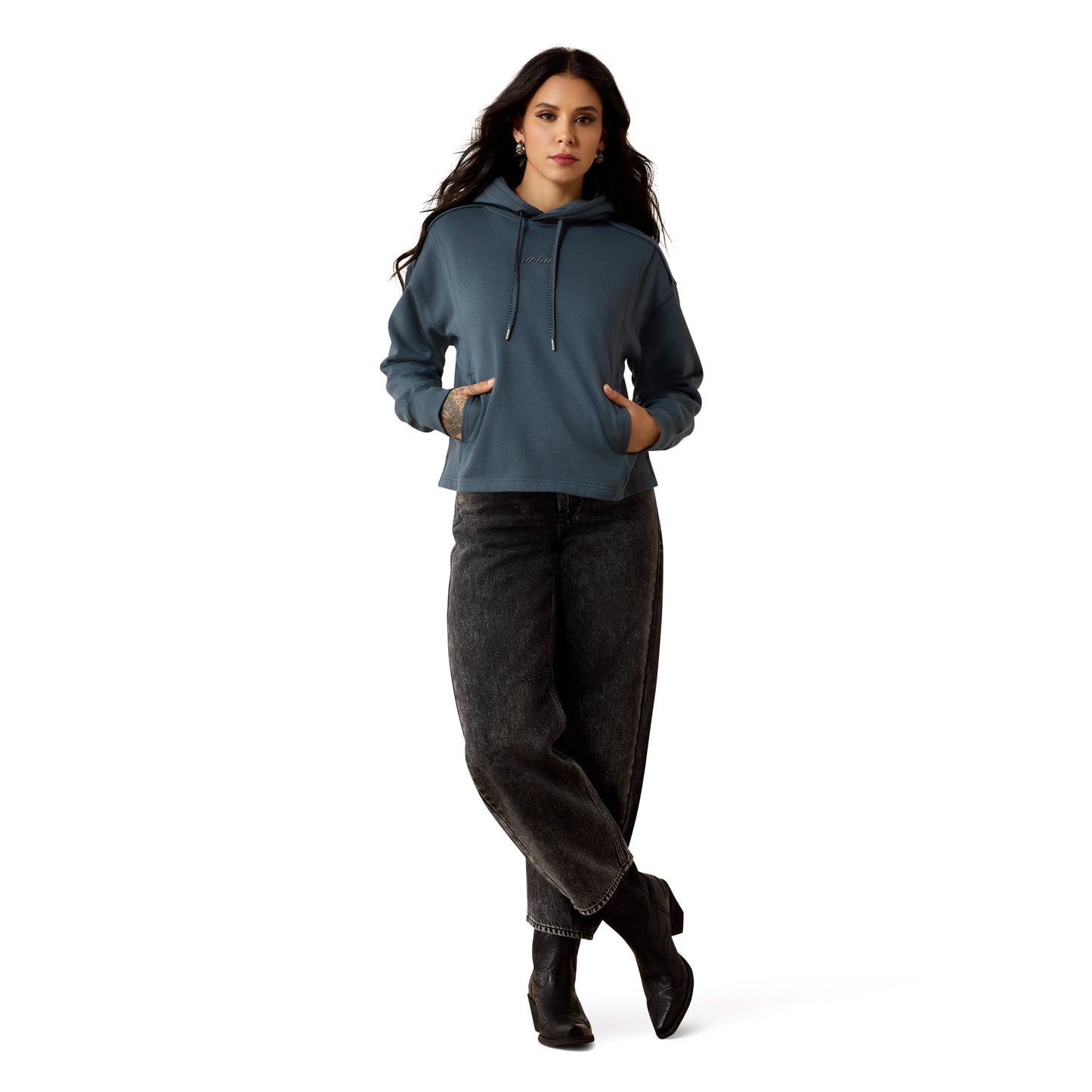 Ariat Ladies Daydreamer Dark Slate Hoodie 10080711
