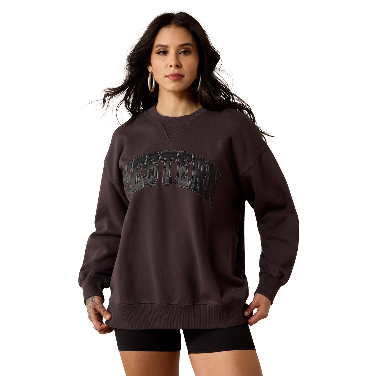 Ariat Ladies Oversize Carbon Copy Sweatshirt 10080734