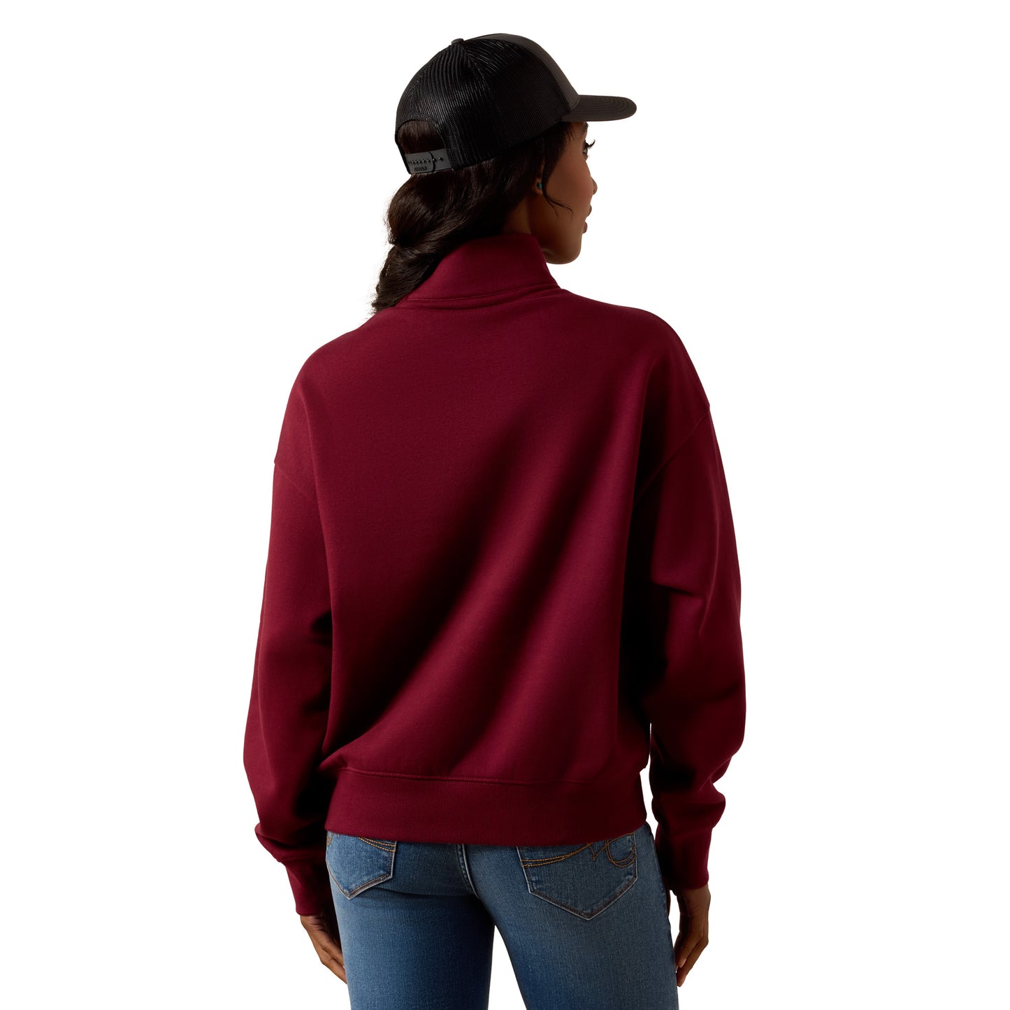Ariat Ladies Zinfandel Holiday 1/2 Zip Sweatshirt 10085381