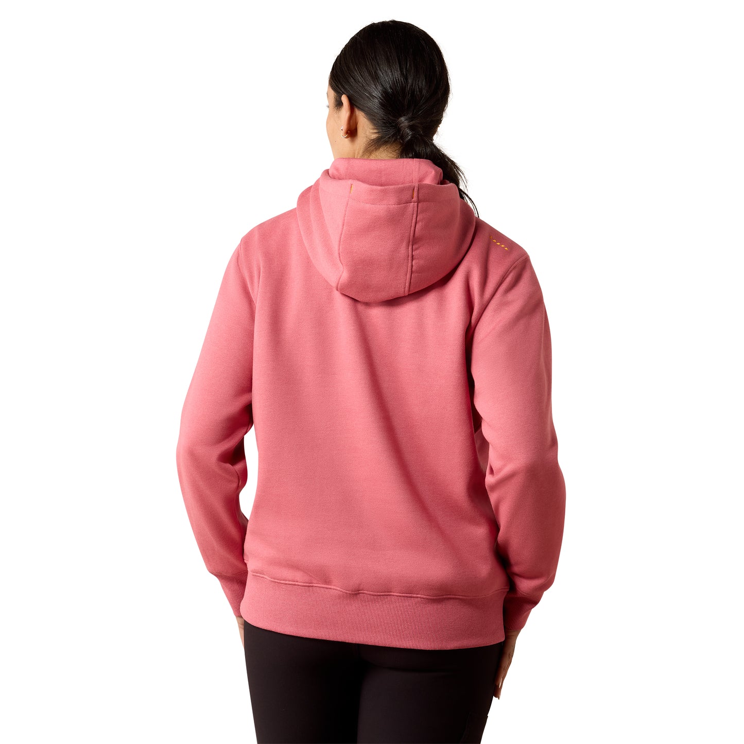 Ariat Ladies Rebar Skill Set Mauvewood Heather 1/2 Zip Hoodie 10078973