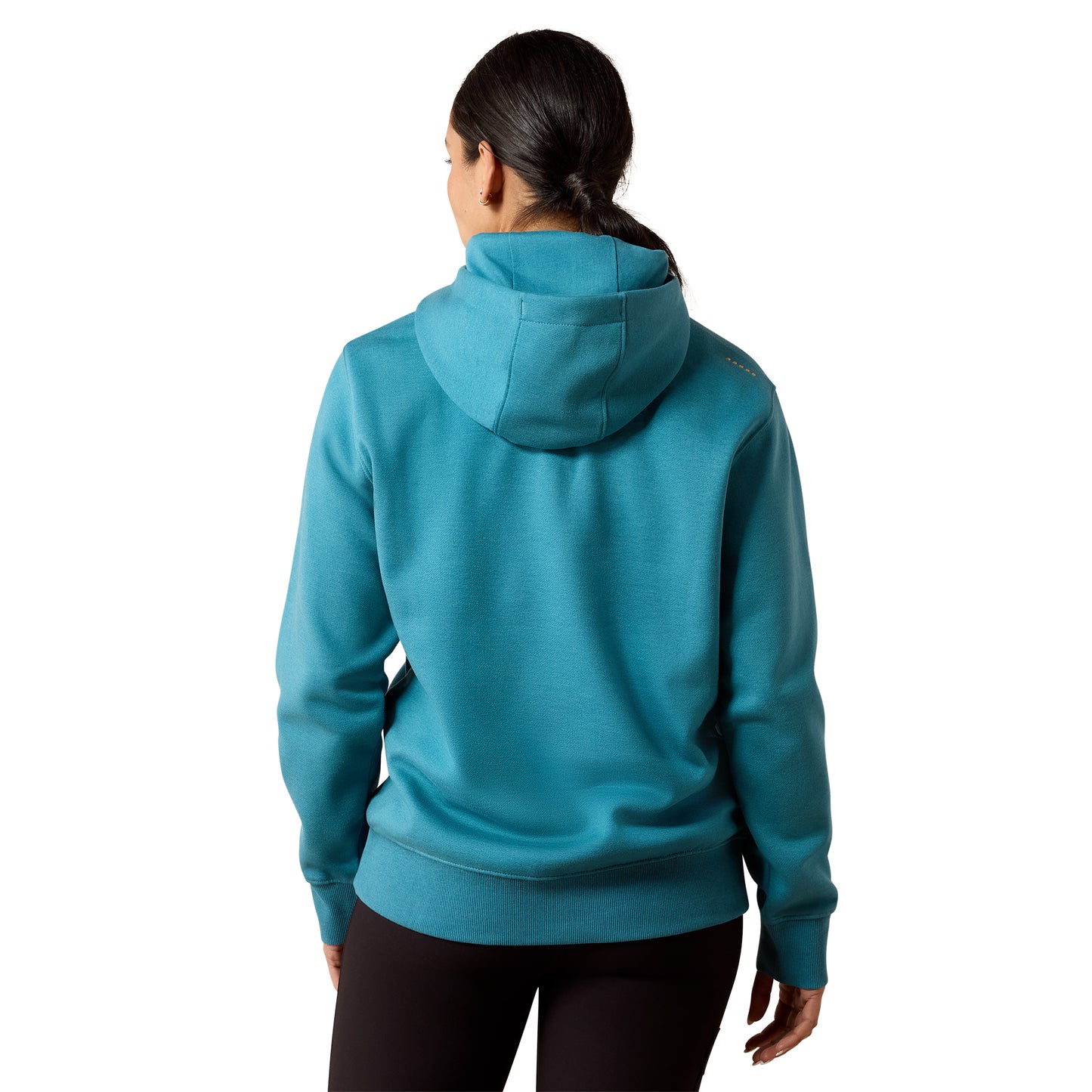 Ariat Ladies Rebar Storm Blue Heather Skill Set 1/2 Zip Hoodie 10078999