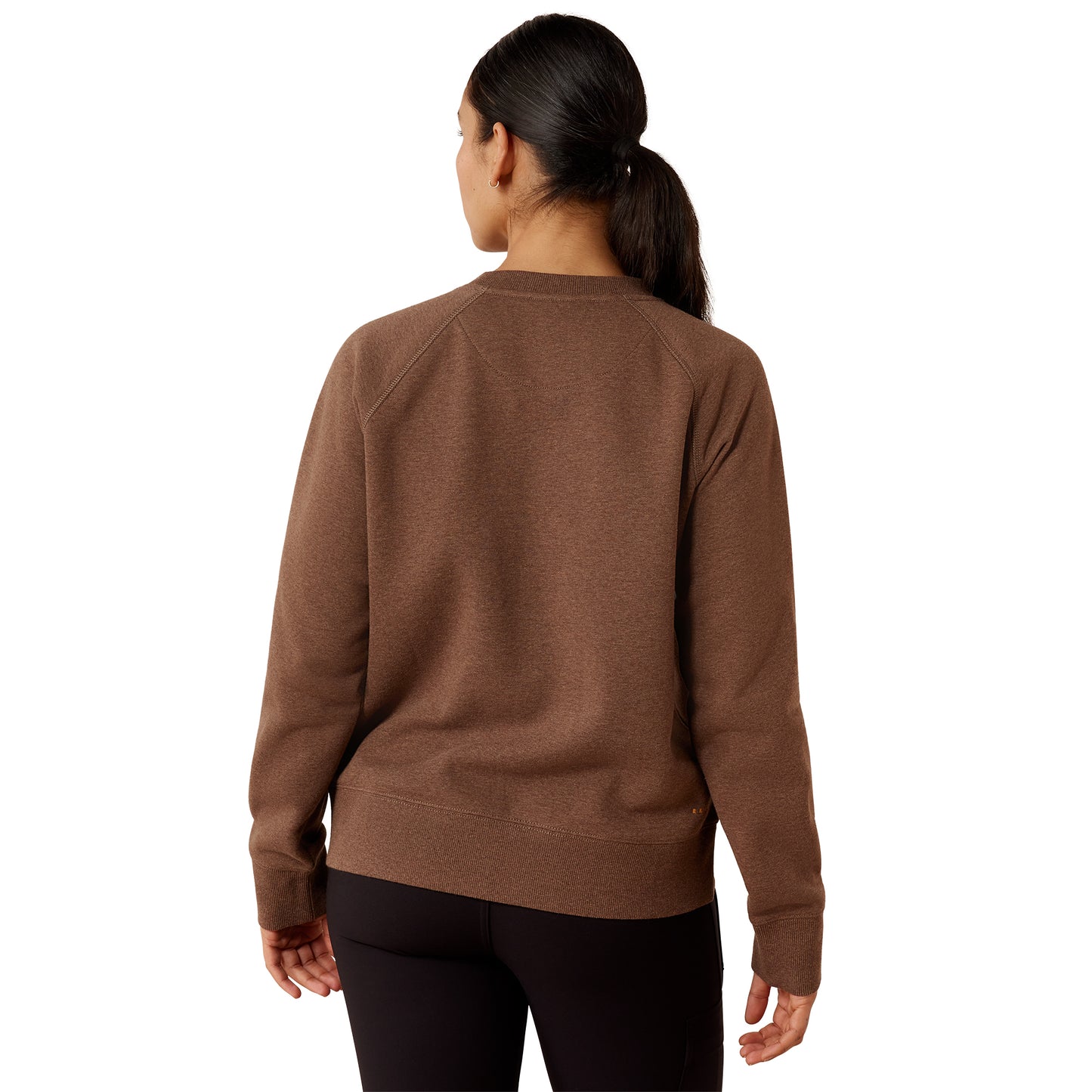 Ariat Ladies Rebar Rain Drum Heather Lightweight Fleece Sweatshirt 10079706