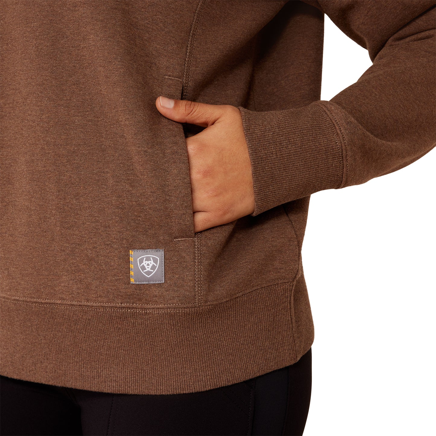 Ariat Ladies Rebar Rain Drum Heather Lightweight Fleece Sweatshirt 10079706