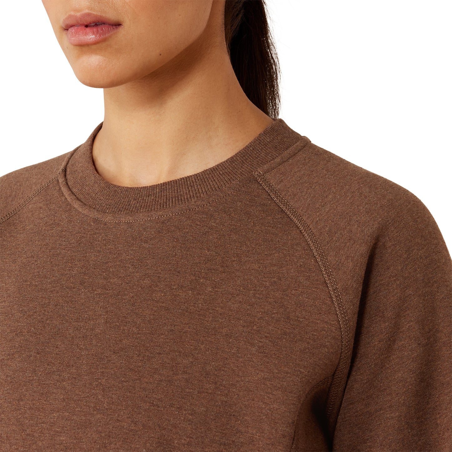Ariat Ladies Rebar Rain Drum Heather Lightweight Fleece Sweatshirt 10079706