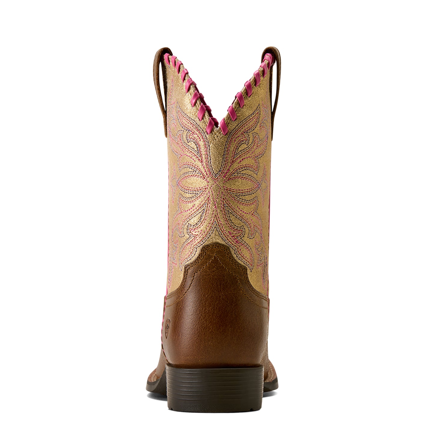 Ariat Youth Sundown Georgia Clay Wide Square Toe Western Boot 10080276