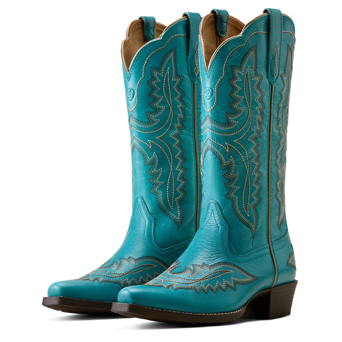Ariat Youth Girl's Casanova Basin Blue D Toe Western Boot 10080384