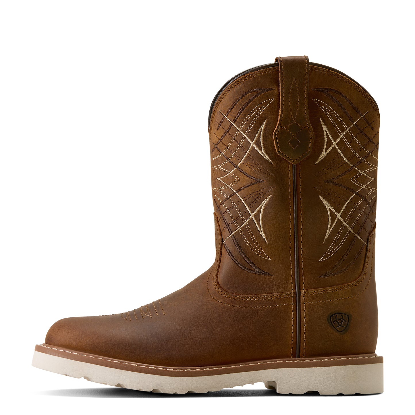Ariat Youth Activate Distressed Brown Round Toe Western Boot 10080485