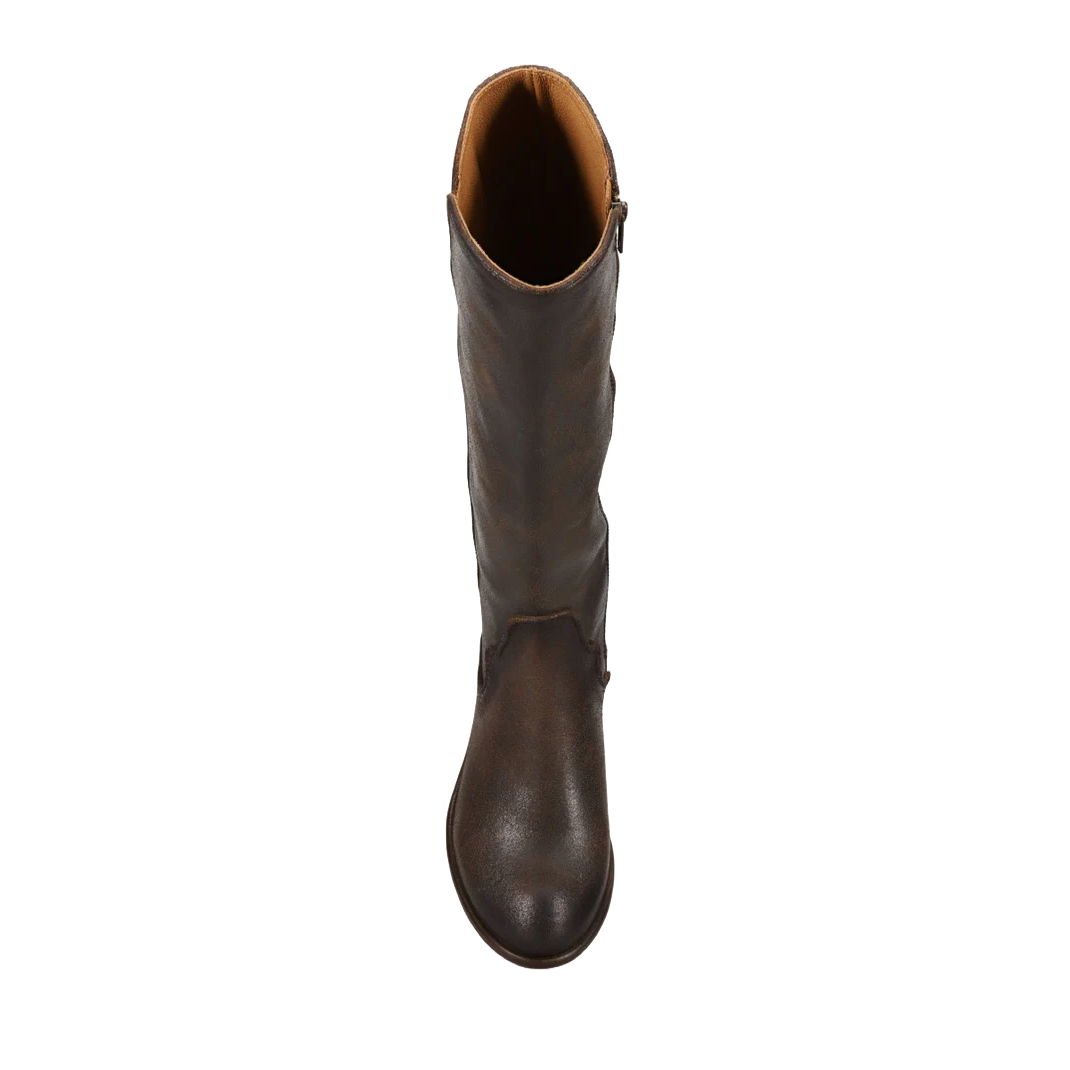 Frye Company Carson Piping Tall 6 Chocolate