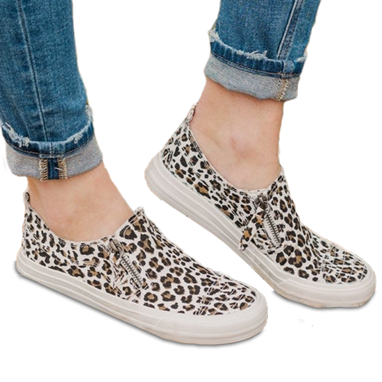 Gypsy Jazz Ladies Zippy Cheetah Slip On Shoes GJSP0118 CHE