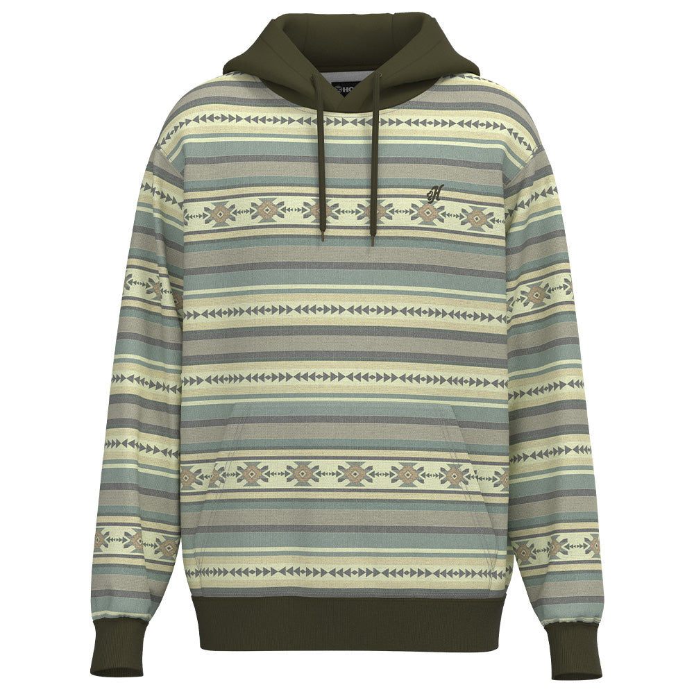Hooey Men's Legendary Olive Serape Print Pullover Hoodie HH1333AZOL