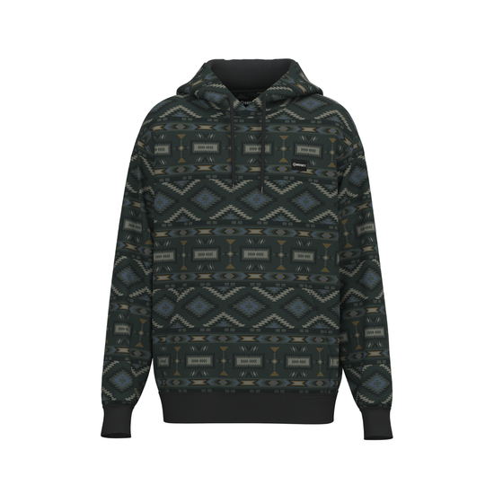Hooey Men's Legendary Phantom Black Aztec Print Hoodie HH1333BKAZ