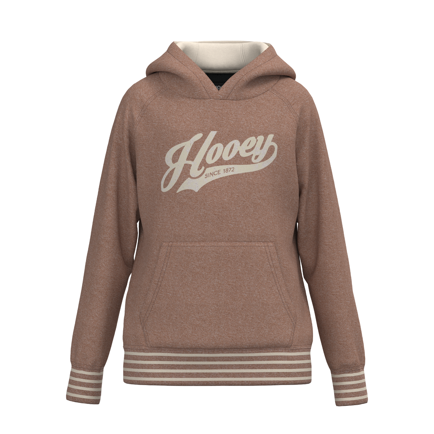 Hooey Ladies Legendary Polar Fleece Brownout Pullover Hoodie HH1370BR