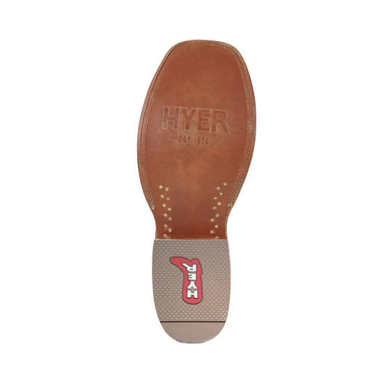 HYER Men's Sawyer Vintage Red Leather Western Boot HM11007