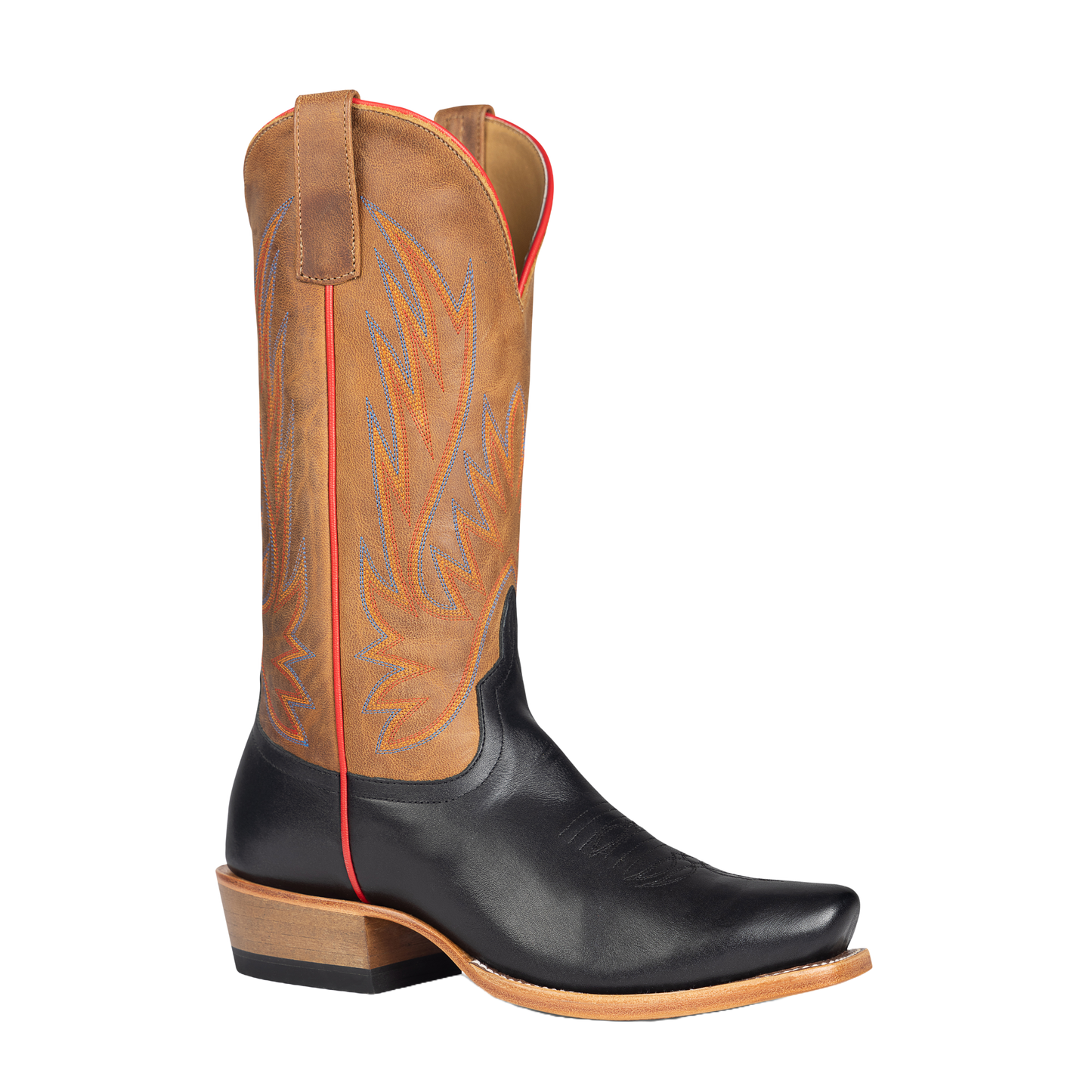 Horse Power Men's Copper Mad Cat & Black Leather Western Boots HP9542