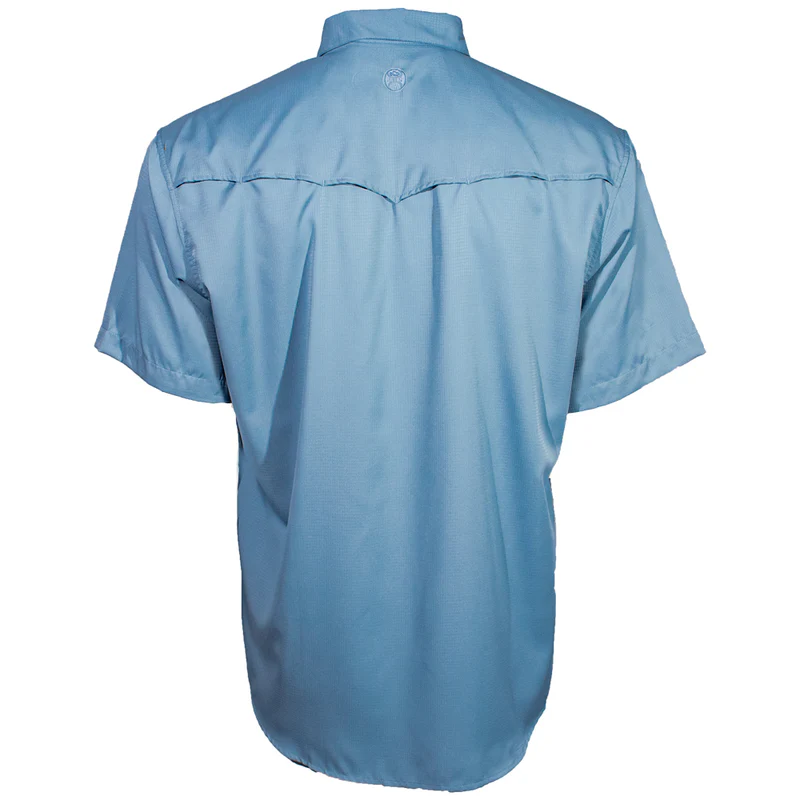 Hooey Men's Sol Ashley Blue Pearl Snap Shirt HT1660LTBL