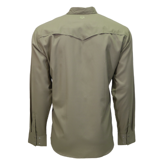 Hooey Men's Sol Vetiver Olive Green Snap Shirt HT1862OL
