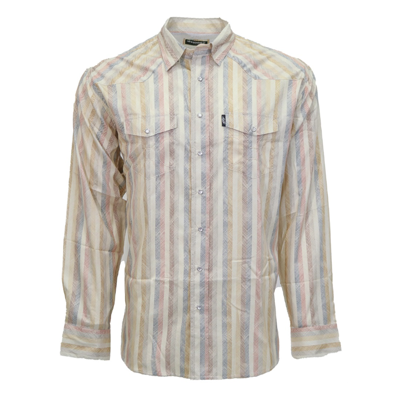 Hooey Men's Sol Vertical Serape Multicolor Snap Shirt HT1863SPST