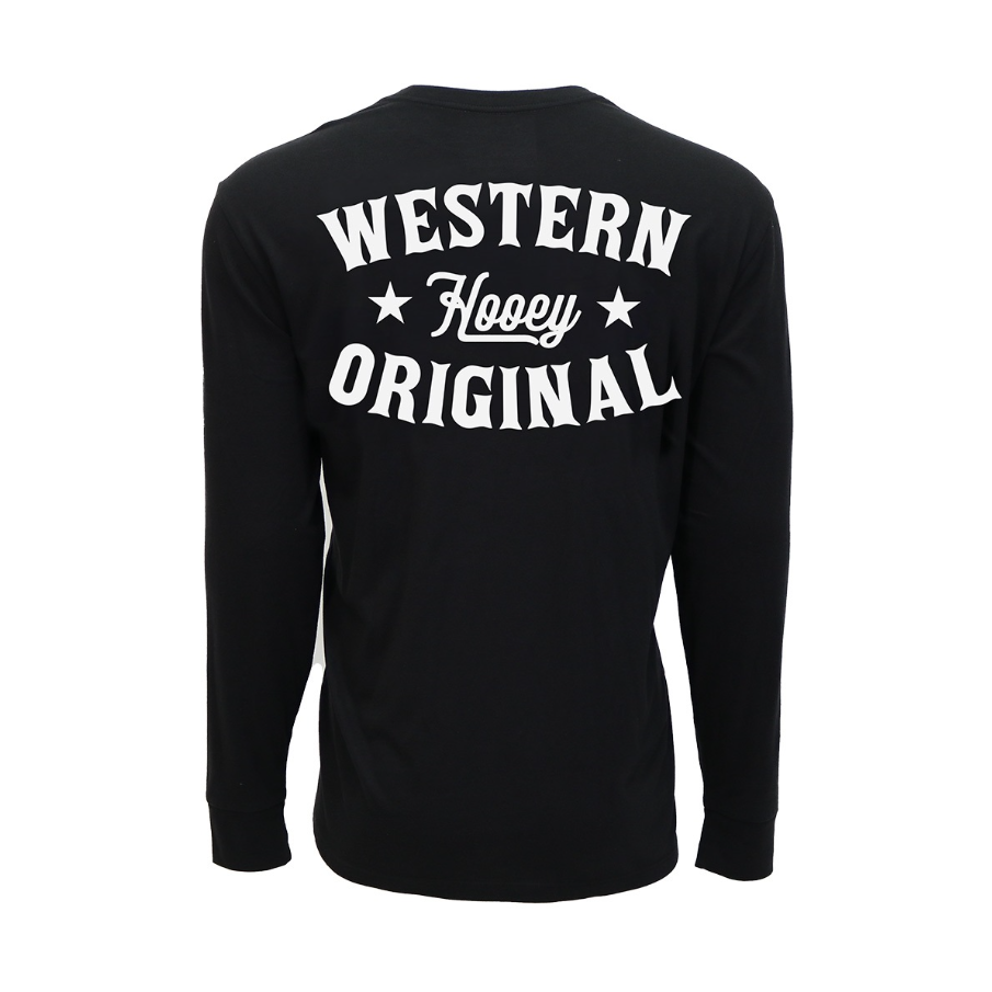 Hooey Men's Knockout Classic Logo Black T-Shirt HT1884BK