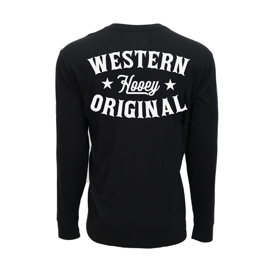 Hooey Men's Knockout Classic Logo Black T-Shirt HT1884BK