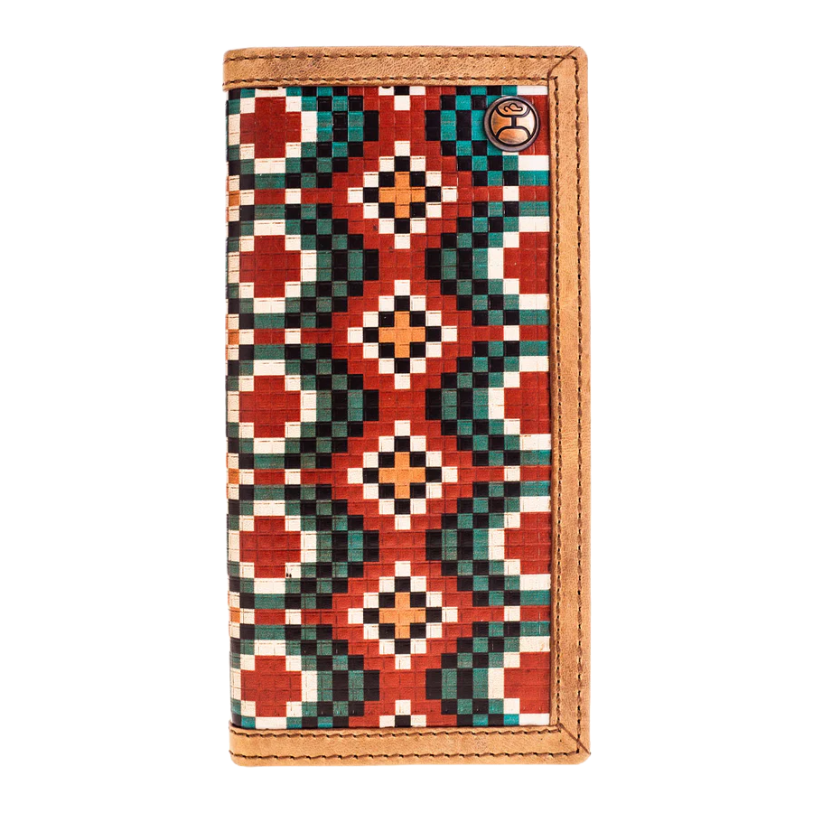 Hooey Men's Rodeo Takoda Tan Western Bifold Wallet HW034-TNAZ