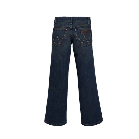 Wrangler Boy's Retro® Relaxed Dark Denim Bootcut Jeans JRT20GL