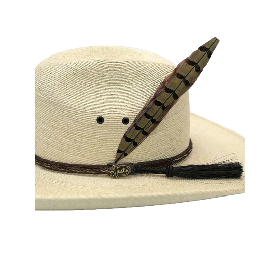 Justin Youth Buckhorn Genuine Mexican Palm Straw Cowboy Hat JS1930BUKD