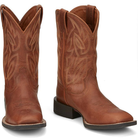 Justin Men's Canter Hazel Brown Western Boots SE7512