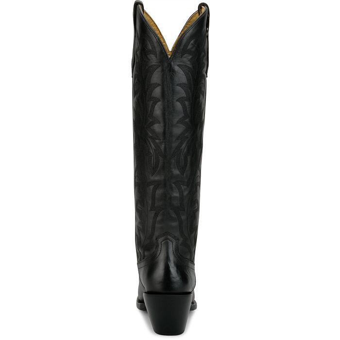 Justin Ladies Rumor Black Leather Tall Western Boot RML479