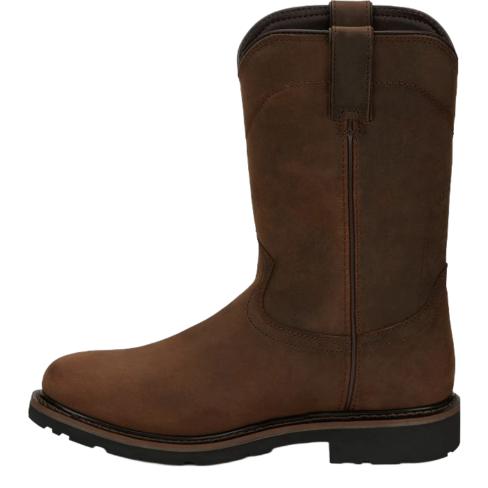 Justin Men's Drywall Whiskey Brown Cowhide Leather Work Boots SE4960