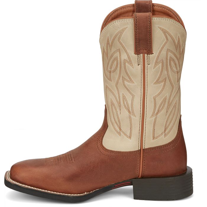 Justin Men's Canter Bone Brown Western Boots SE7511