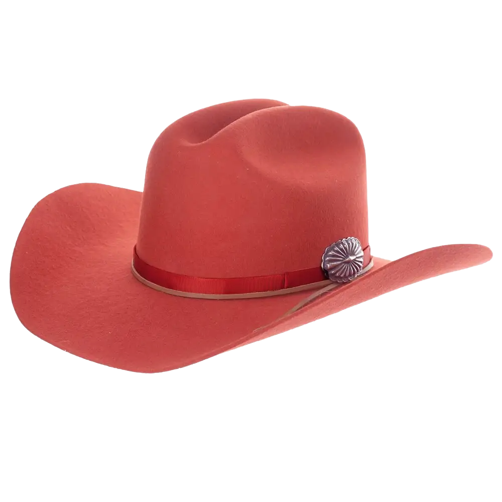 Justin Ladies Wyoming Coral Wool Felt Hat JUS11674-CORAL