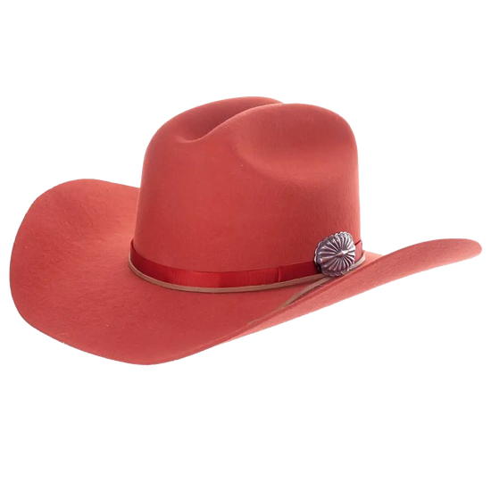 Justin Ladies Wyoming Coral Wool Felt Hat JUS11674-CORAL