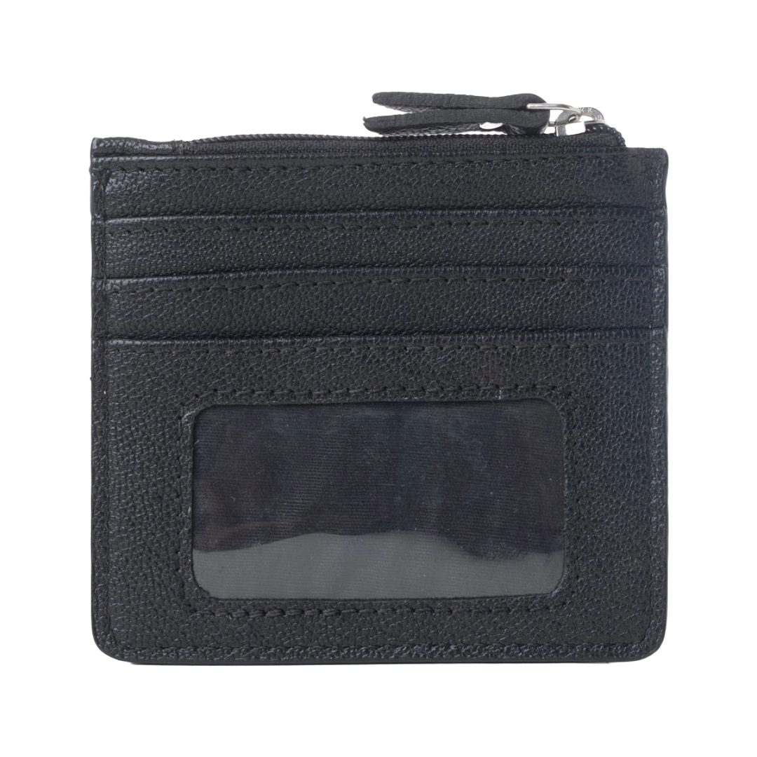 Myra Ladies Briar Creek Ebony Caramel Handtooled Leather Credit Card Holder S-13925