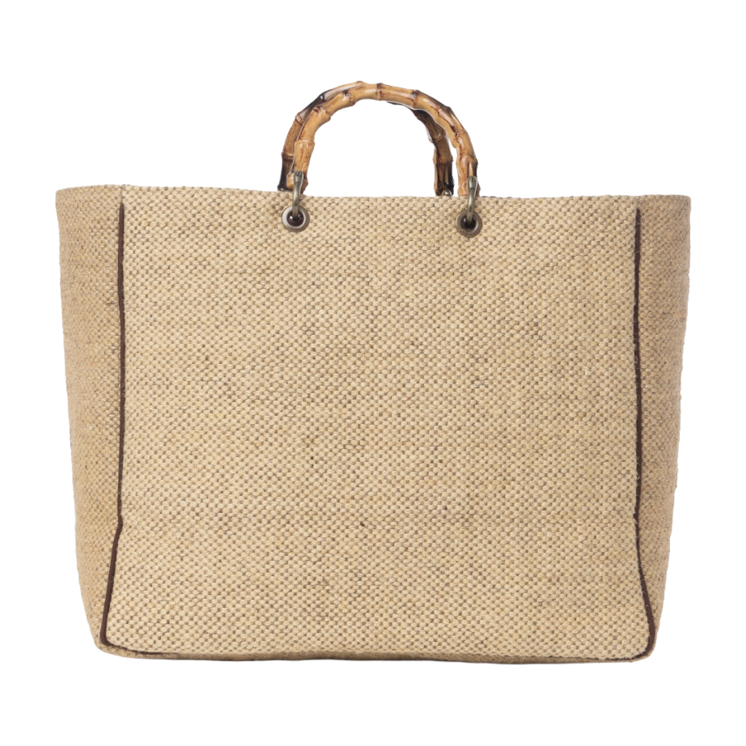 Myra Ladies Desert Loom Jute Saffron Dune Weekender Bag S-14337