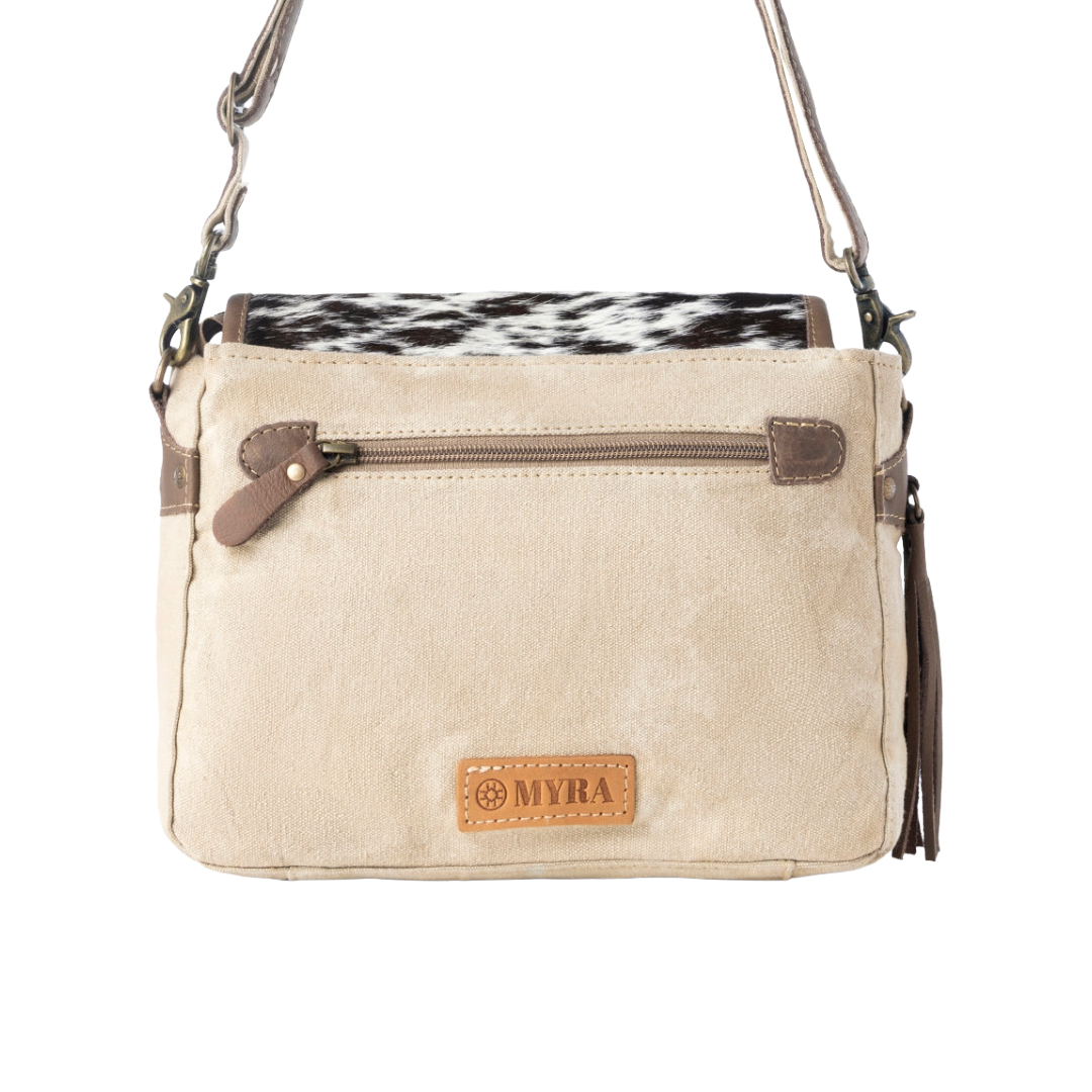 Myra Ladies Meadowhide Western Brown Hairon Shoulder Bag S-14808