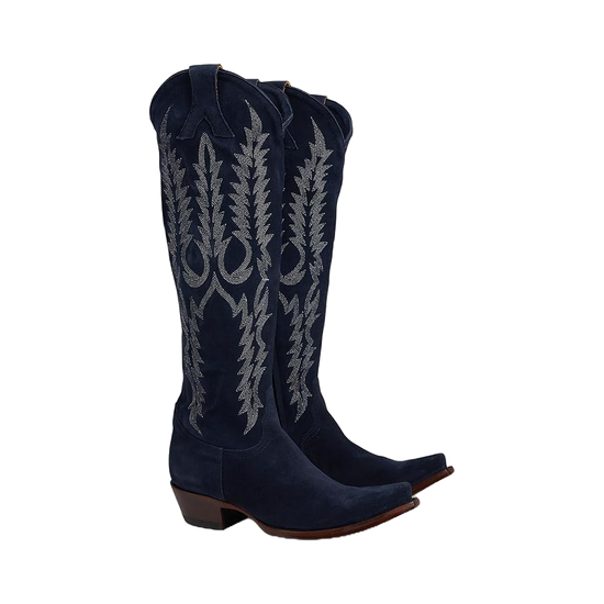 Old Gringo Ladies Mayra Navy Suede Tall Western Boots L601-70