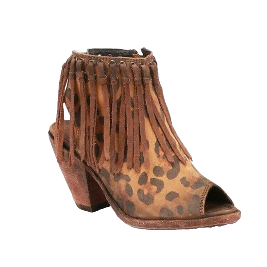 Load image into Gallery viewer, Liberty Black Ladies Cheetah Miel Bootie LB-721007
