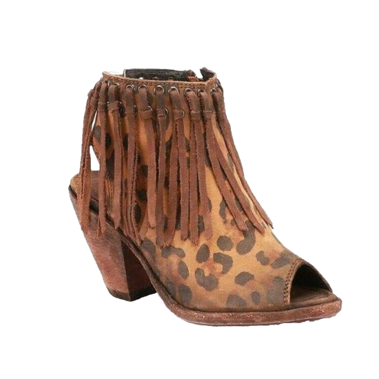 Liberty black 2025 cheetah booties