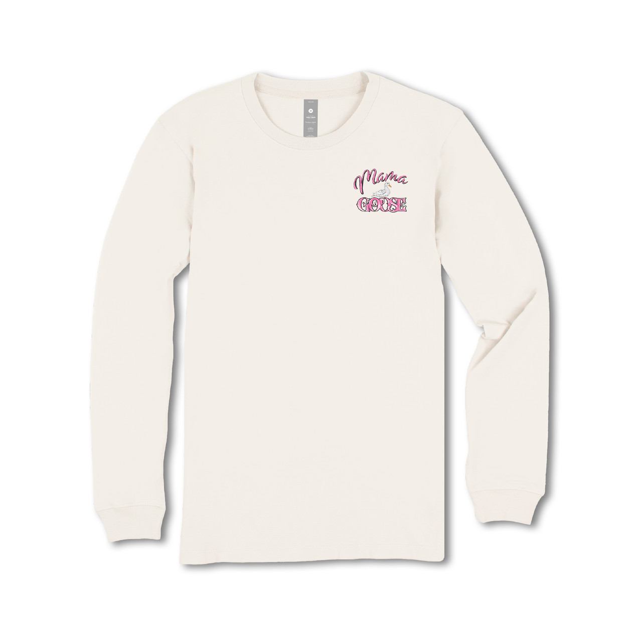 Simply Southern Ladies Mama Goose Long Sleeve T-Shirt LS-MAMAGOOSE-LINEN