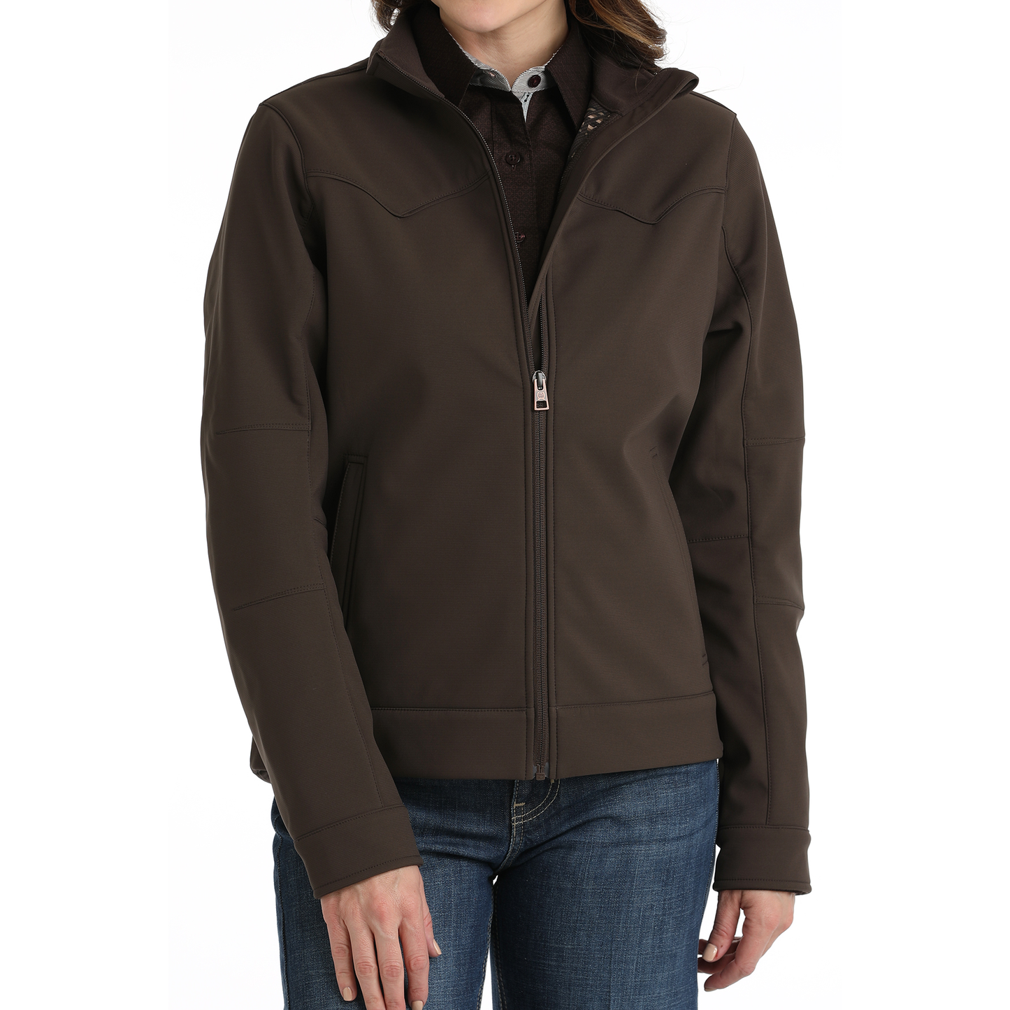 Cinch Ladies Western Brown Bonded Jacket MAJ9849002
