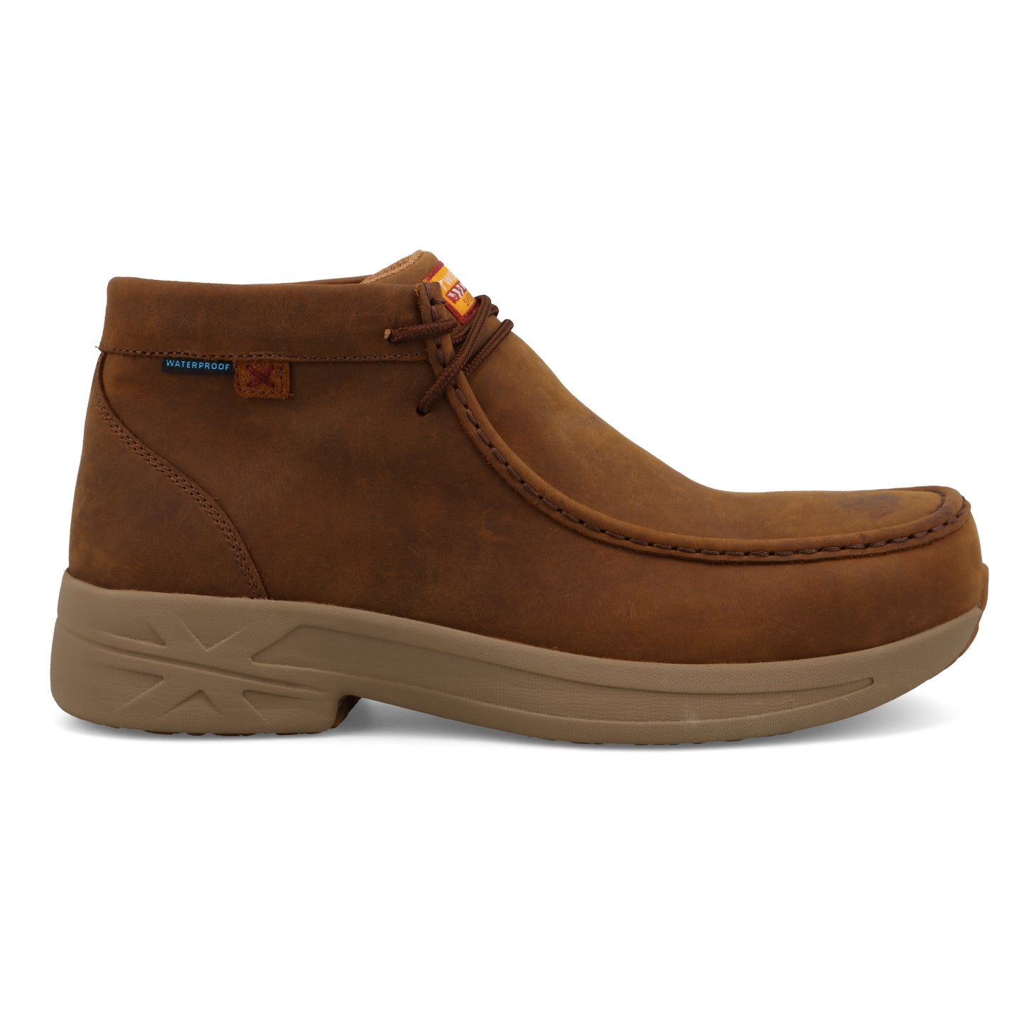 Twisted X Men's UltraLite X Work Oiled Saddle Brown Shoe MCAUNW1