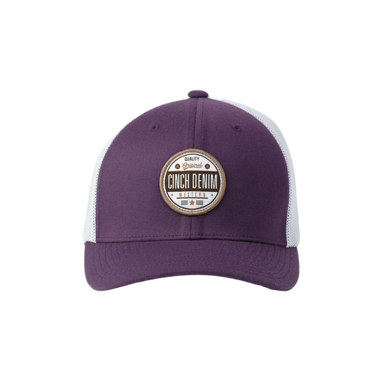 Cinch Men's 6-Panel Purple Snapback Hat MCC0110012