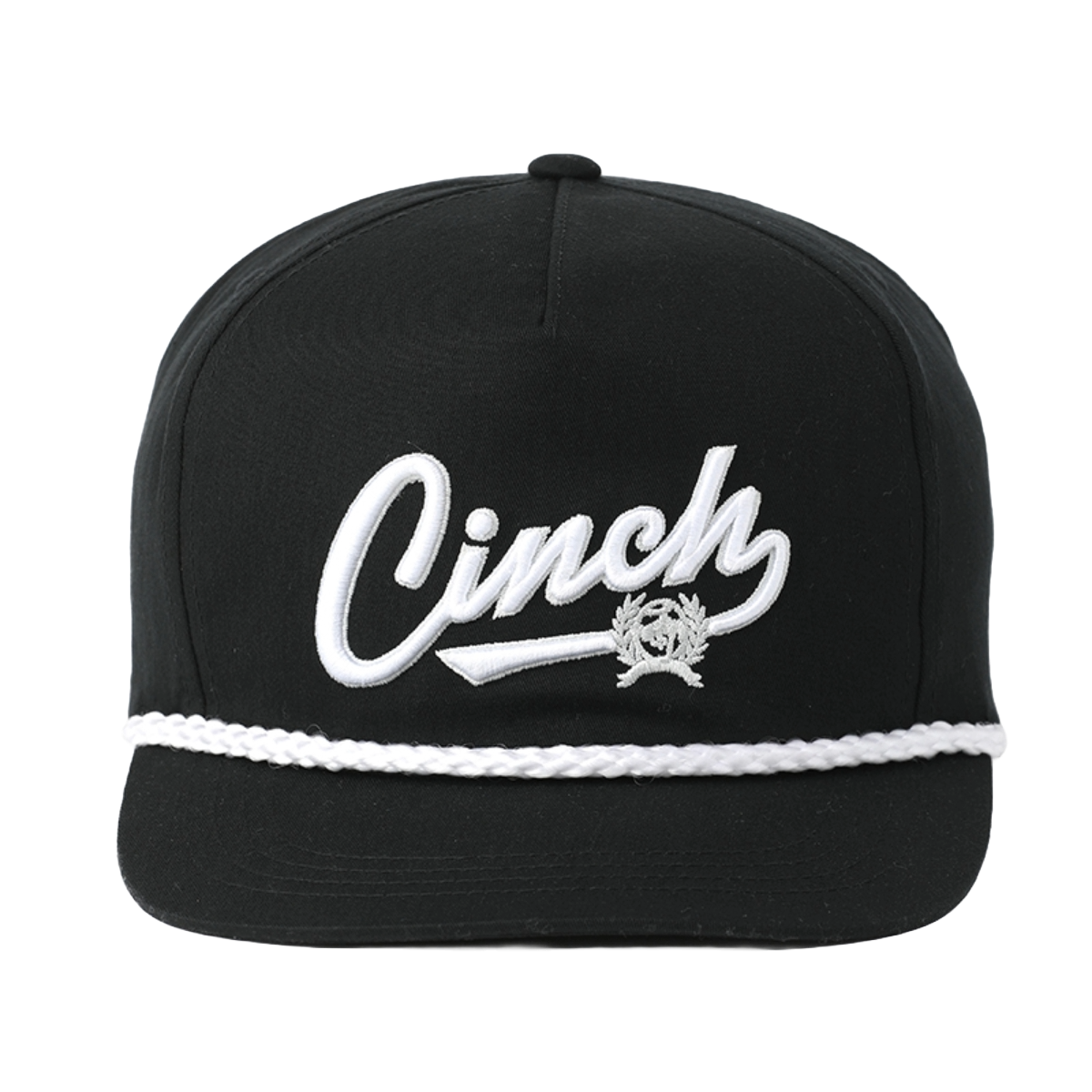 Cinch Men's Flexfit Rope Black Snapback Poplin Golf Hat MCC0600208